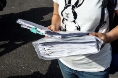 Amount of paperwork just for the tech inspection of the bikes