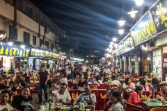 Beer garden feeling in Dunhuang, Guansu