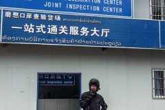 Chinese border post, where we declared our bikes and of course our joins. They liked it.