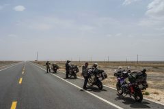 Roadside break, Gobi desert, Guansu