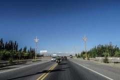 Somewhere on the way to Golmud, Qinghai  (beginning of the Tibetian high plateu far in the distance)