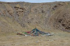 Prayer flags on yet another mountain pass