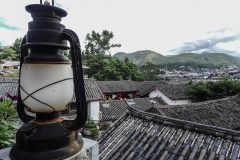 View over the roofs of old town of Lijiang, Yunan