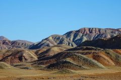 colored mountains tabriz