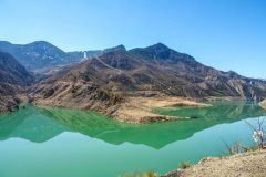 Artificial lake Cildir Gölü, Turkey