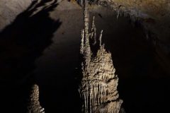 One of many stalactites in the caves of Kong Lor